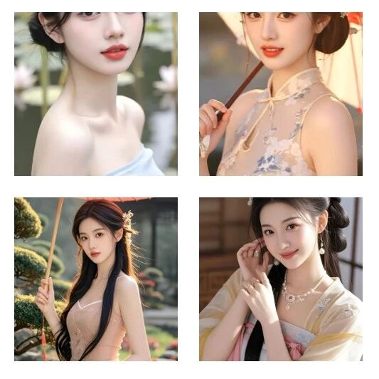 古风美女壁纸高级感｜宜喜宜嗔，远山芙蓉